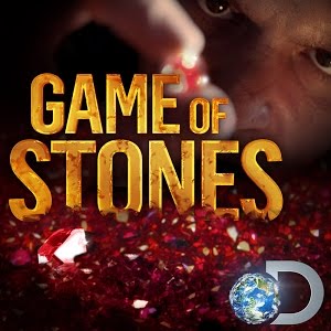 Poster for the discovery channels ' game of stones'